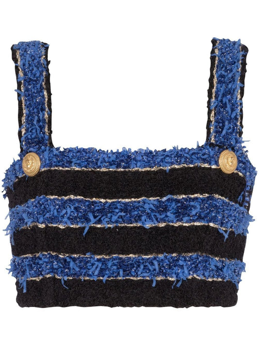 Balmain Top Blue - VivaceVenus