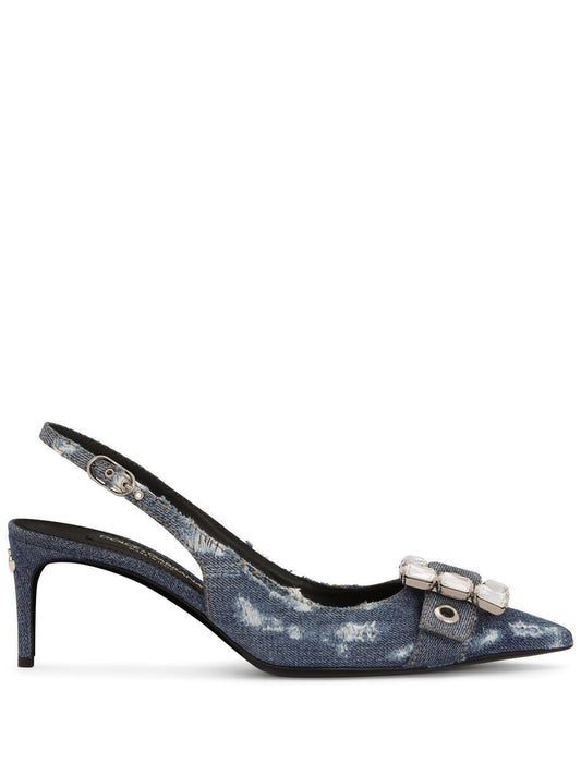 Dolce & Gabbana With Heel Blue - VivaceVenus