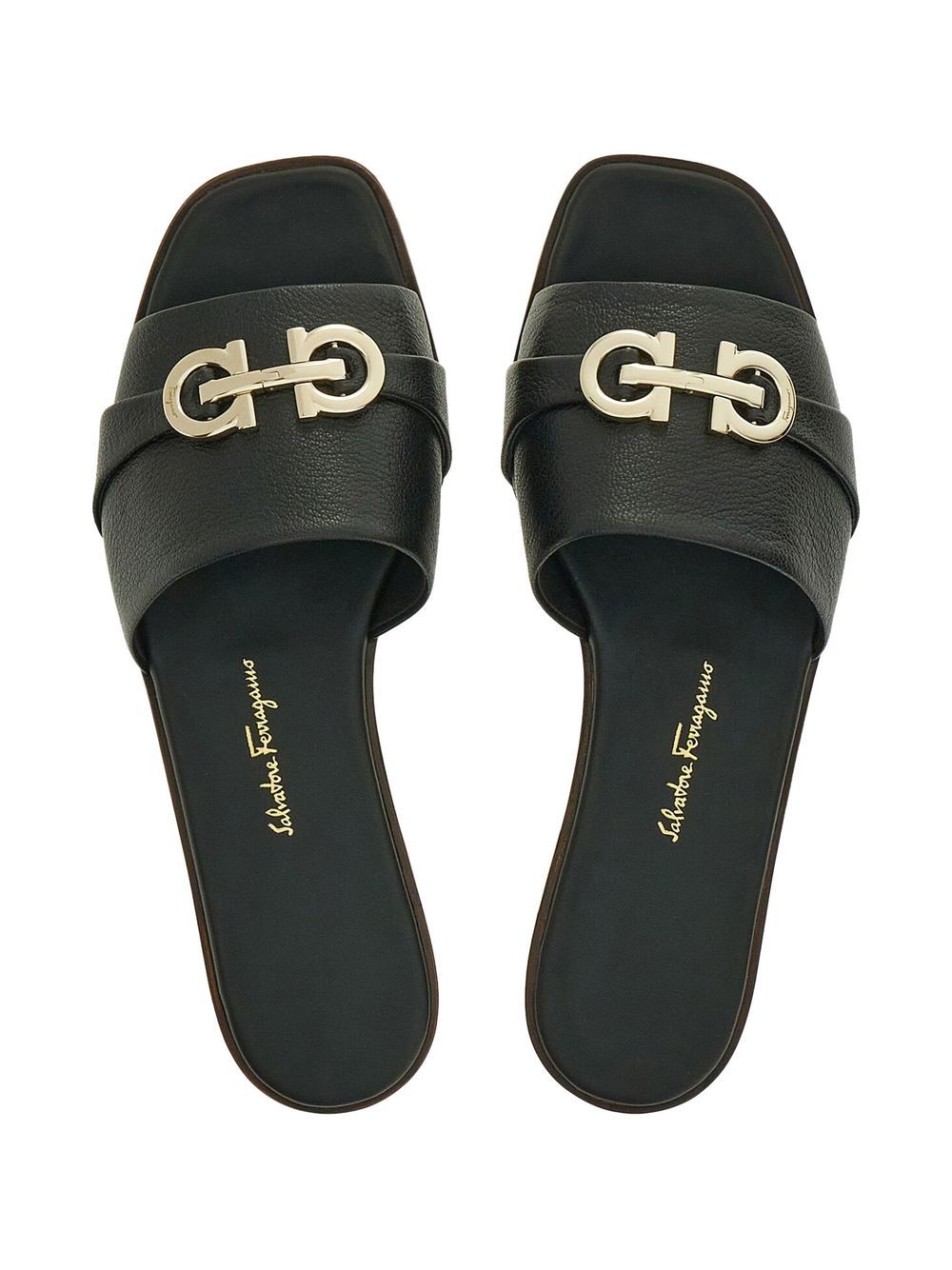 Ferragamo Sandals Black - VivaceVenus