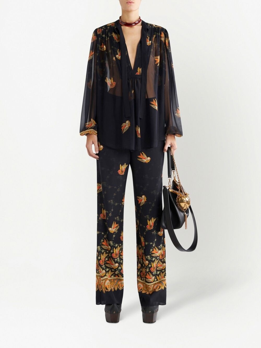 Etro Trousers Black - VivaceVenus