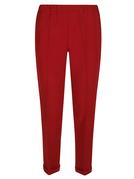 Alberto Biani Trousers Red - VivaceVenus