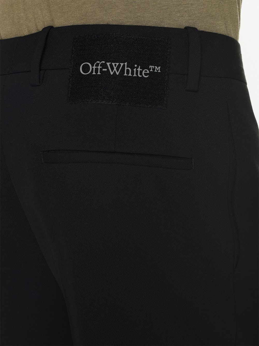 Off White Trousers Black - VivaceVenus