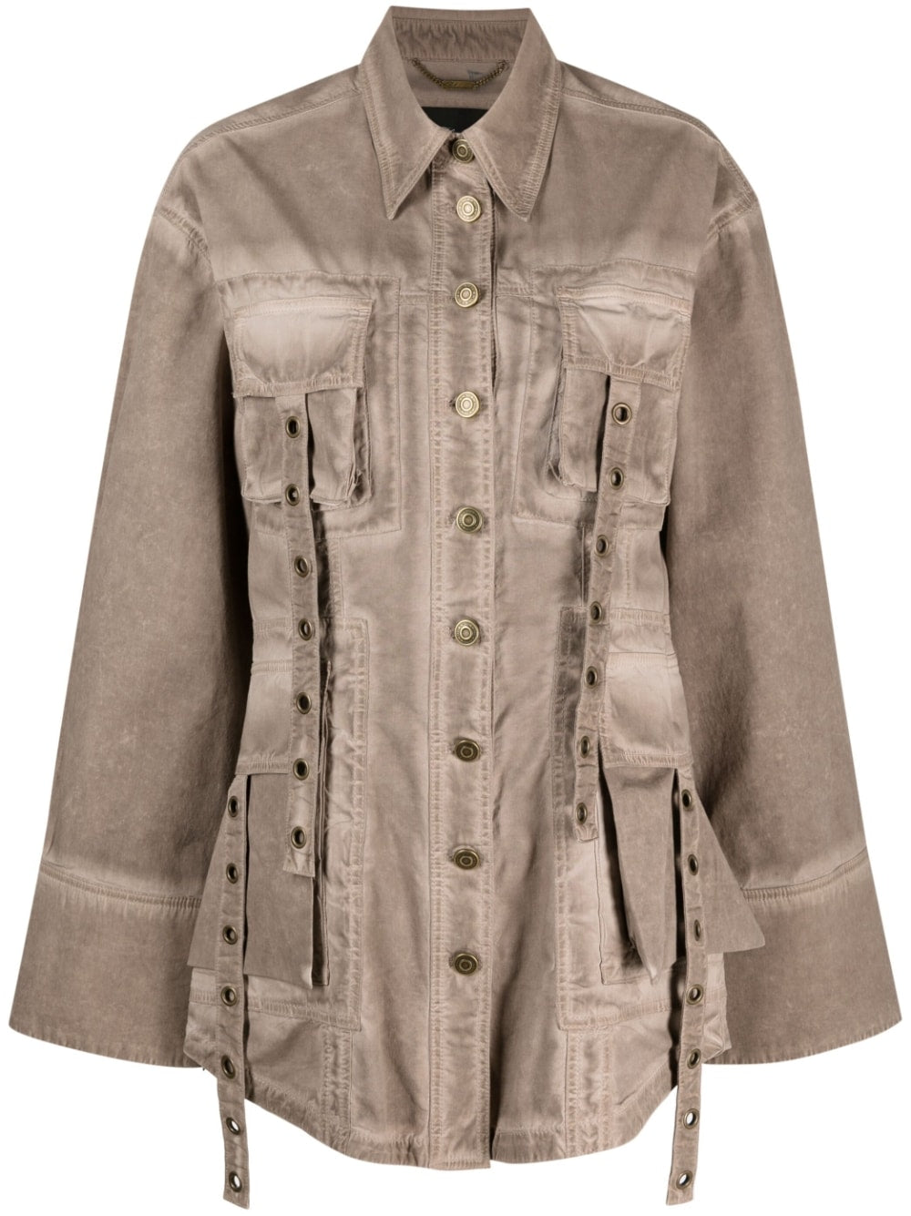 Blumarine Coats Brown - VivaceVenus