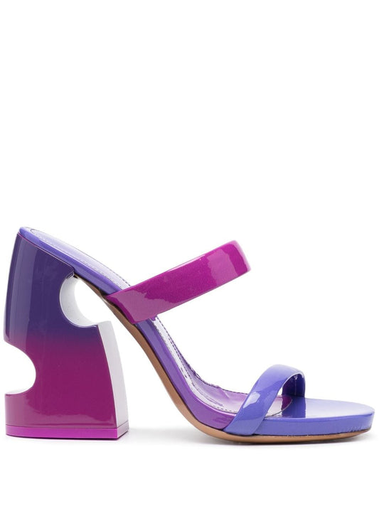 Off White Sandals Fuchsia - VivaceVenus