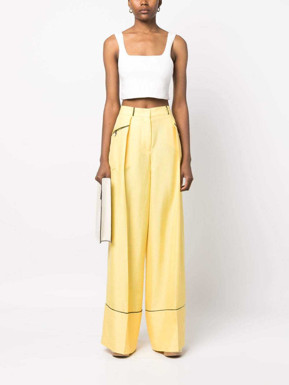 Bally Trousers Yellow - VivaceVenus