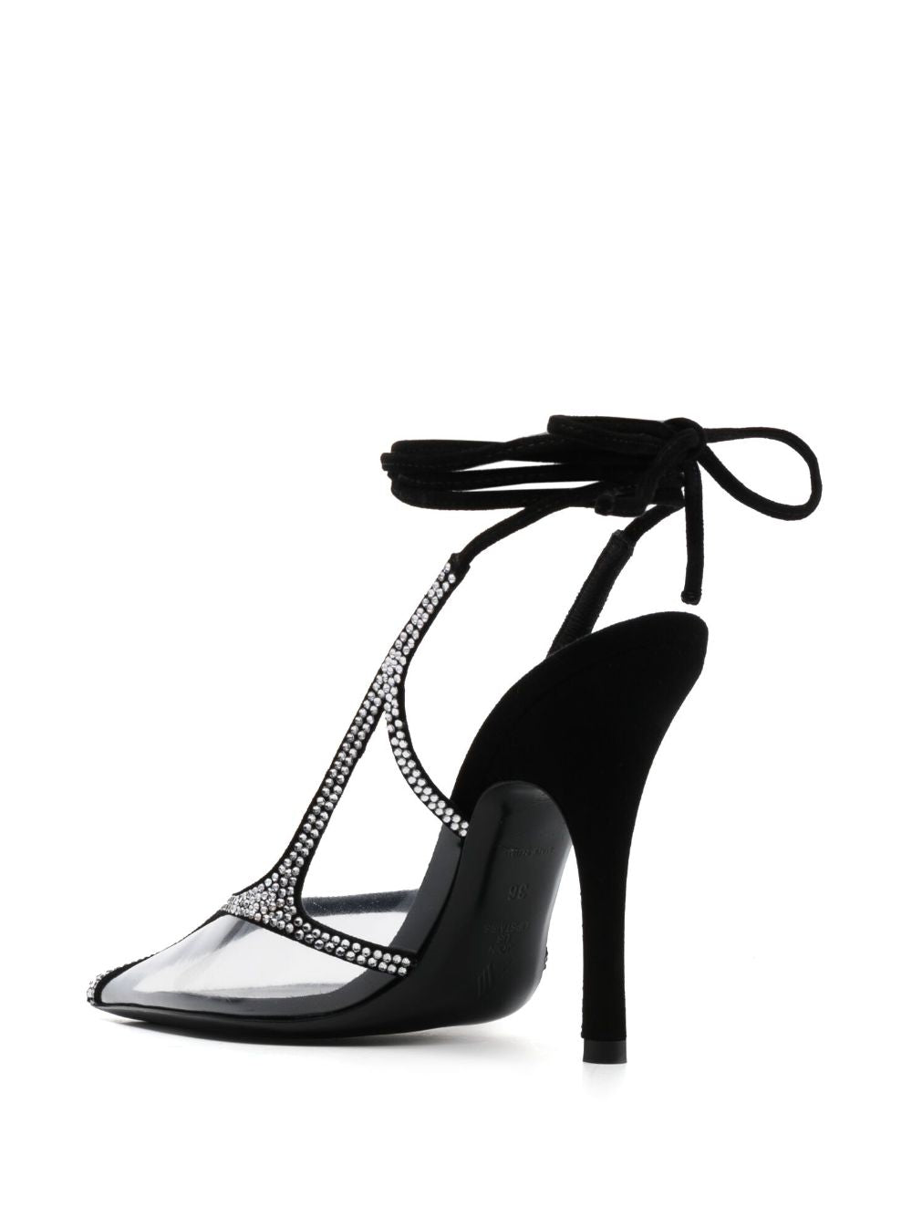 The Attico With Heel Silver - VivaceVenus