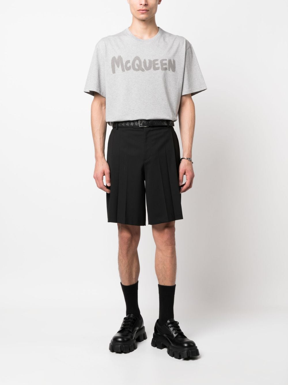 Alexander McQueen T-shirts and Polos Grey