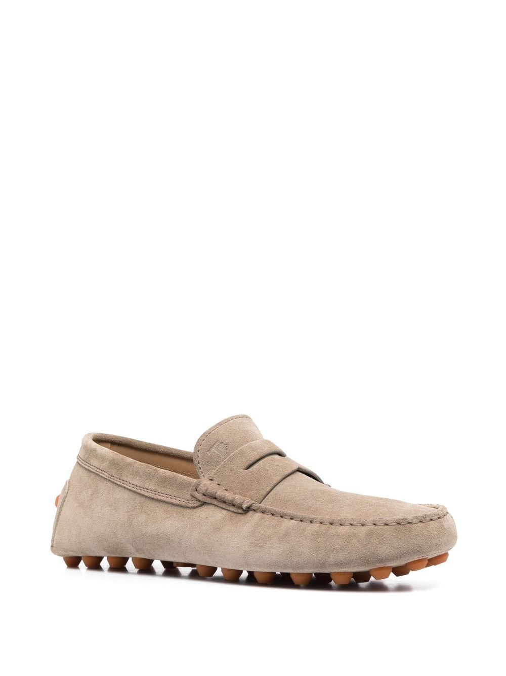 Tod's Flat penny-slot loafers shoes Beige - VivaceVenus