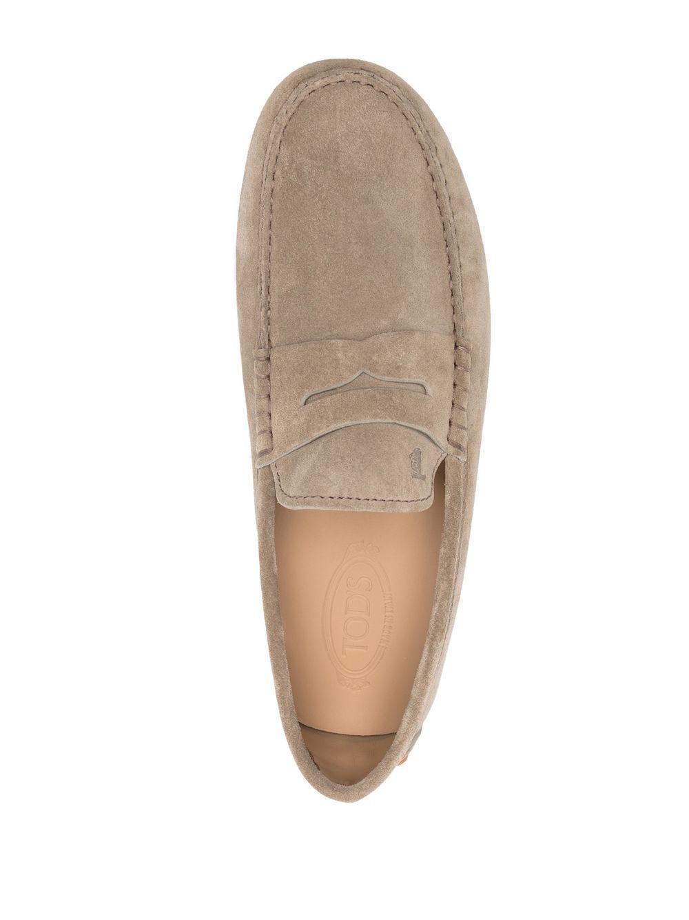 Tod's Flat penny-slot loafers shoes Beige - VivaceVenus