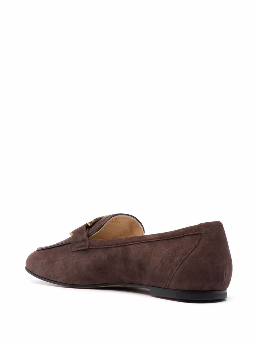 Tod's Flat Dark brown leather loafers shoe - VivaceVenus