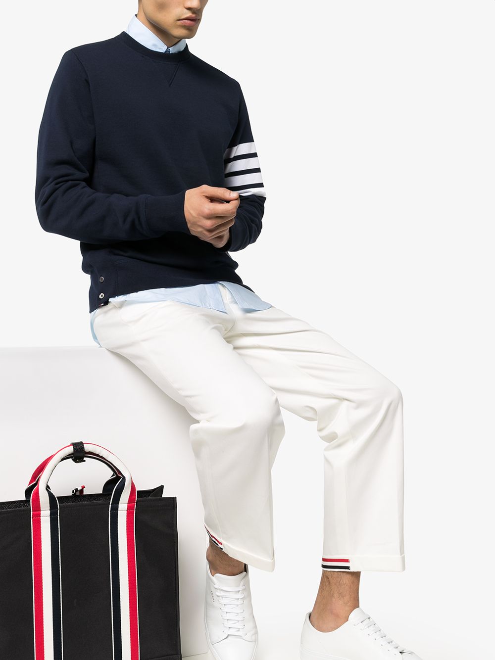 Thom Browne Sweaters Blue - VivaceVenus