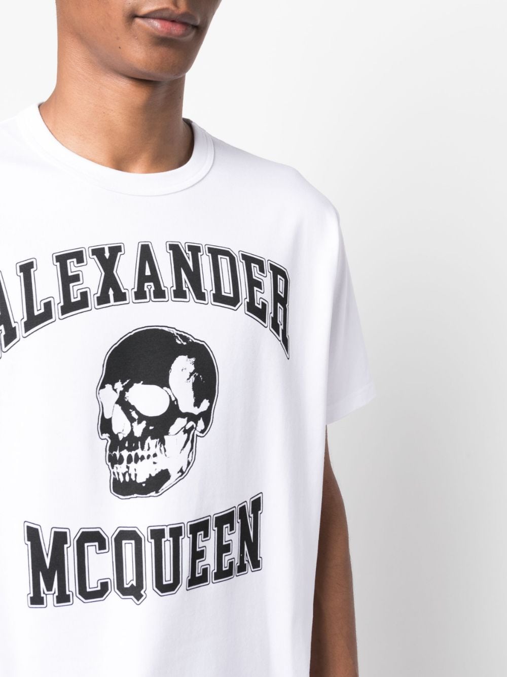 Alexander McQueen T-shirts and Polos White - VivaceVenus