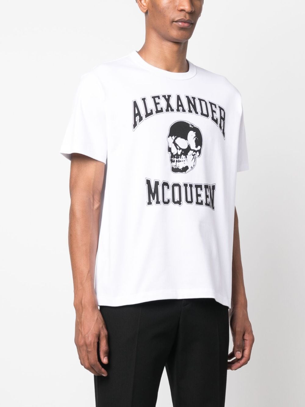 Alexander McQueen T-shirts and Polos White - VivaceVenus