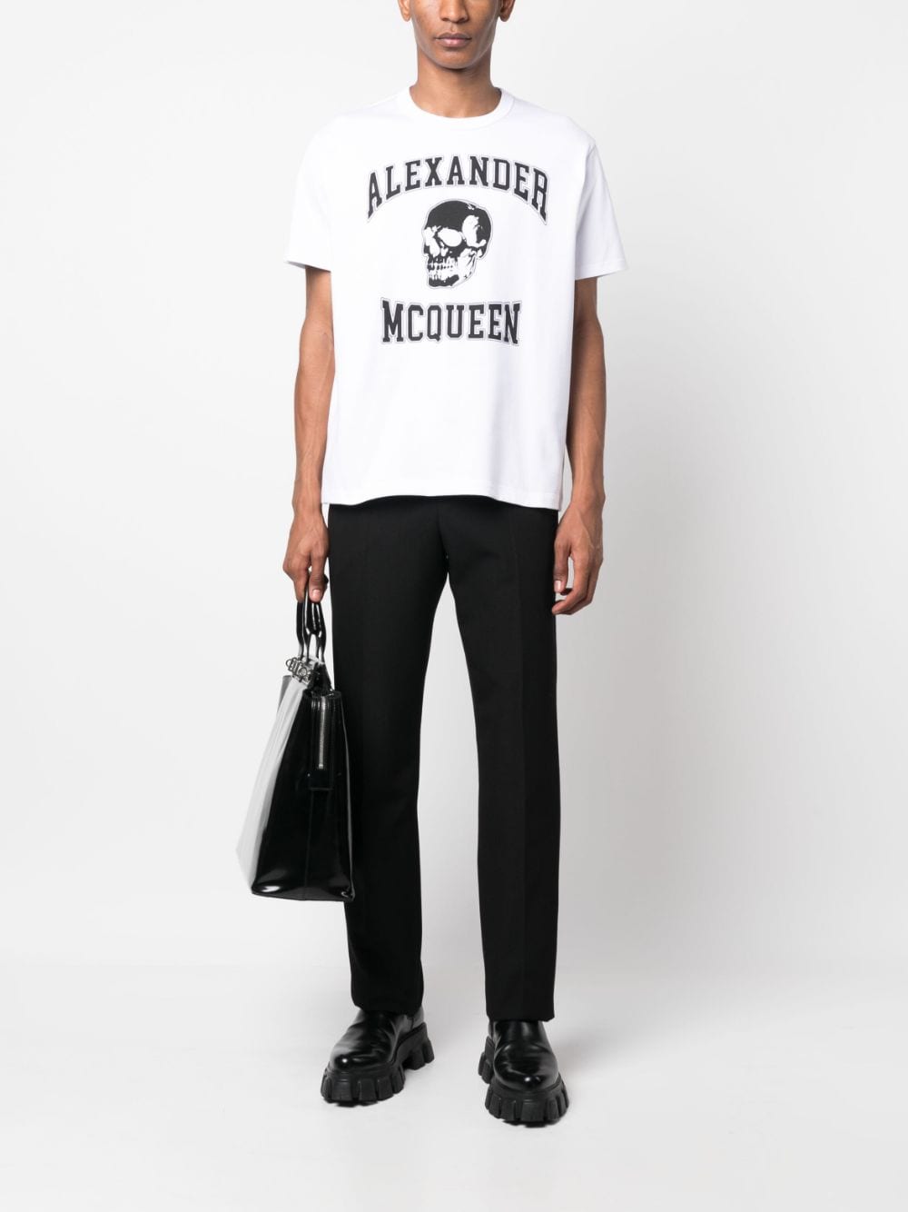 Alexander McQueen T-shirts and Polos White - VivaceVenus