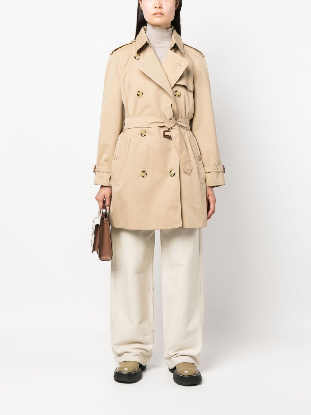 Burberry Coats Beige - VivaceVenus