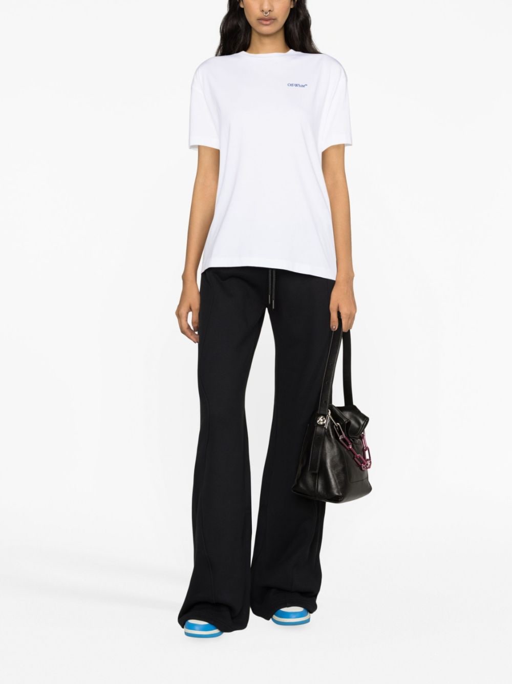 Off White Trousers Black - VivaceVenus