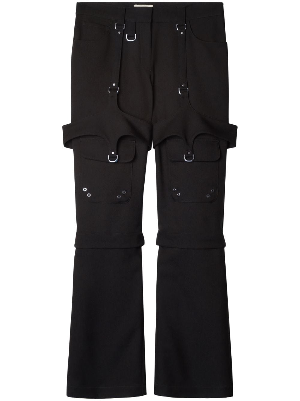 Off White Trousers Black - VivaceVenus