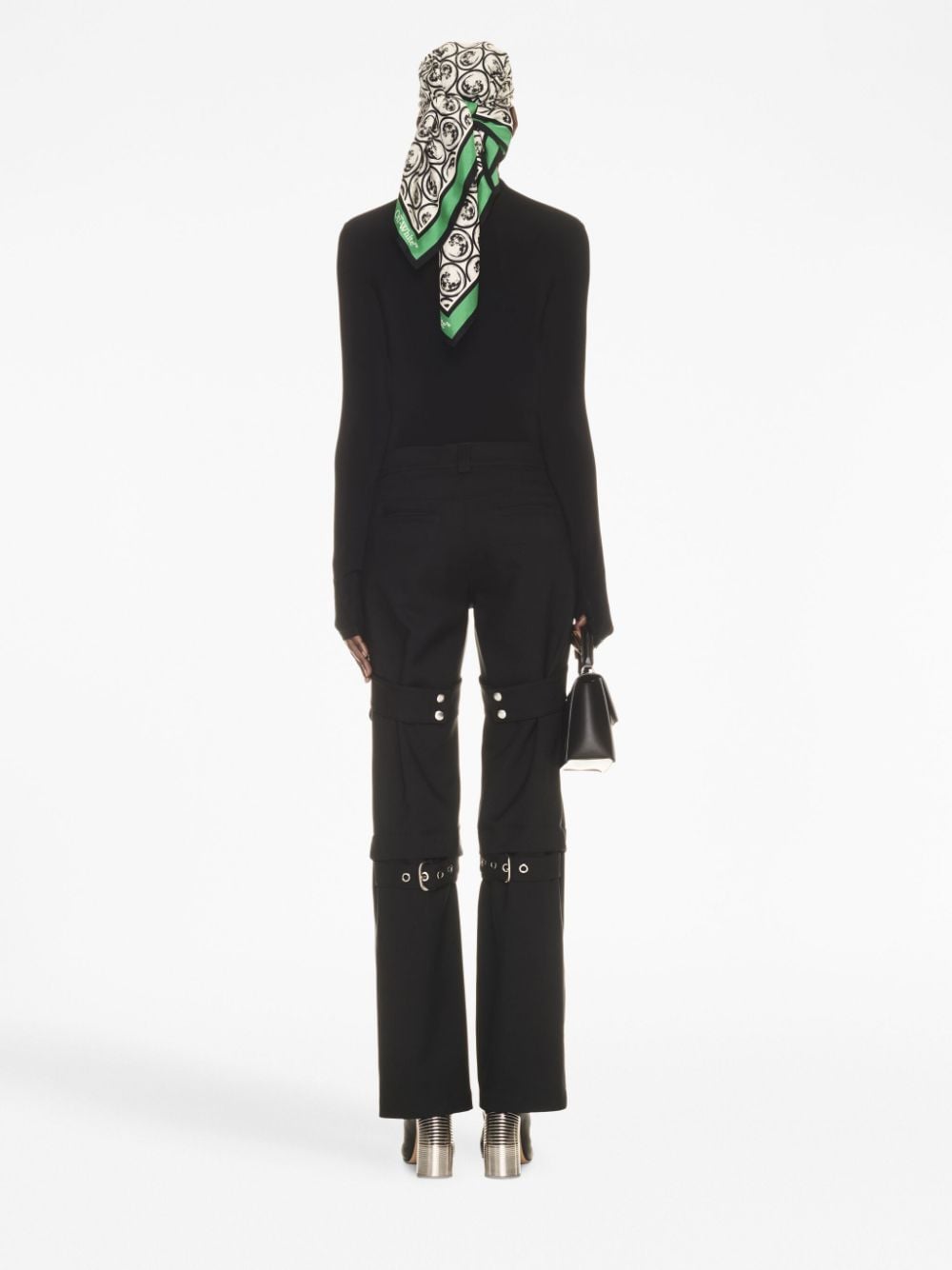 Off White Trousers Black - VivaceVenus