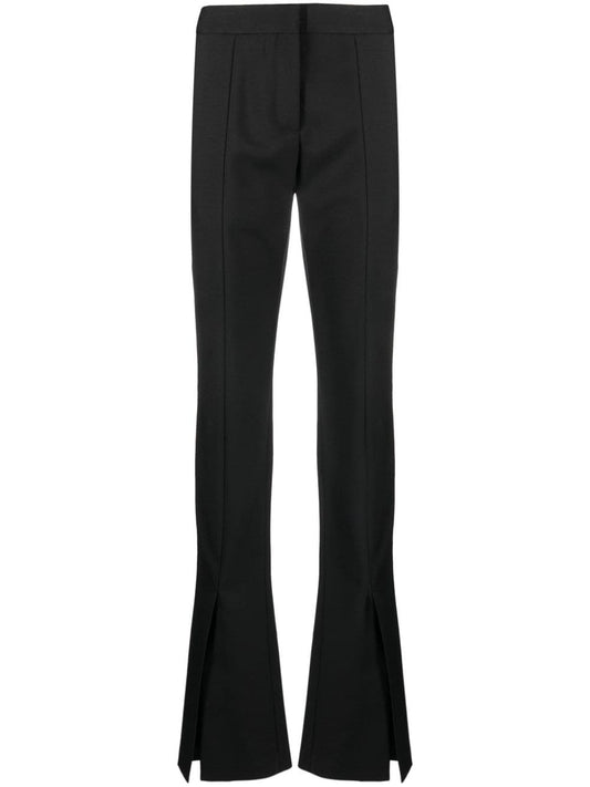 Off White Trousers Black - VivaceVenus