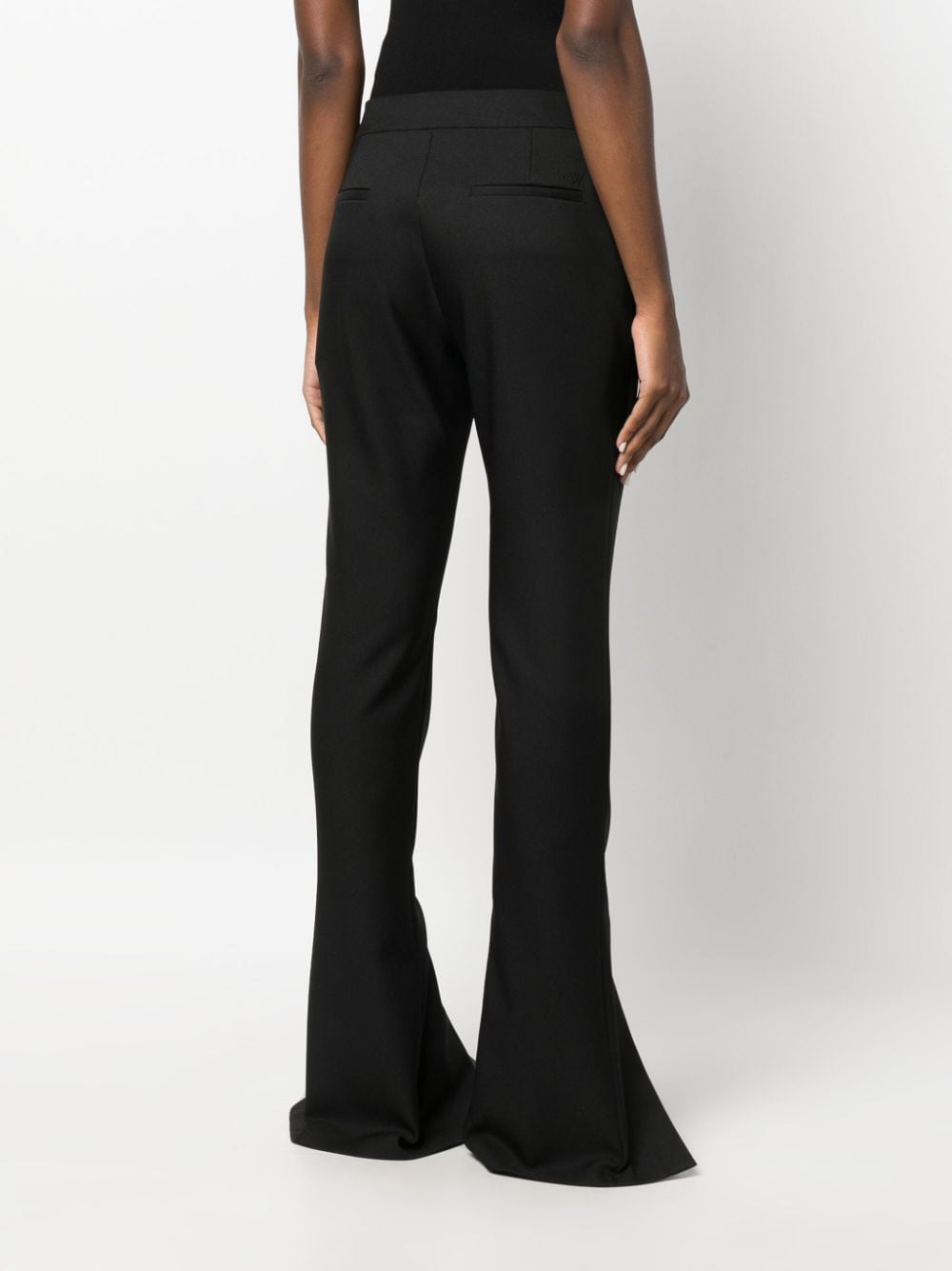 Off White Trousers Black - VivaceVenus