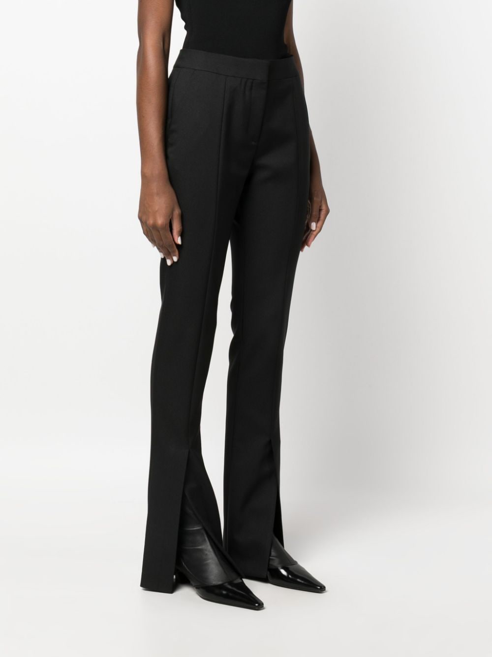 Off White Trousers Black - VivaceVenus