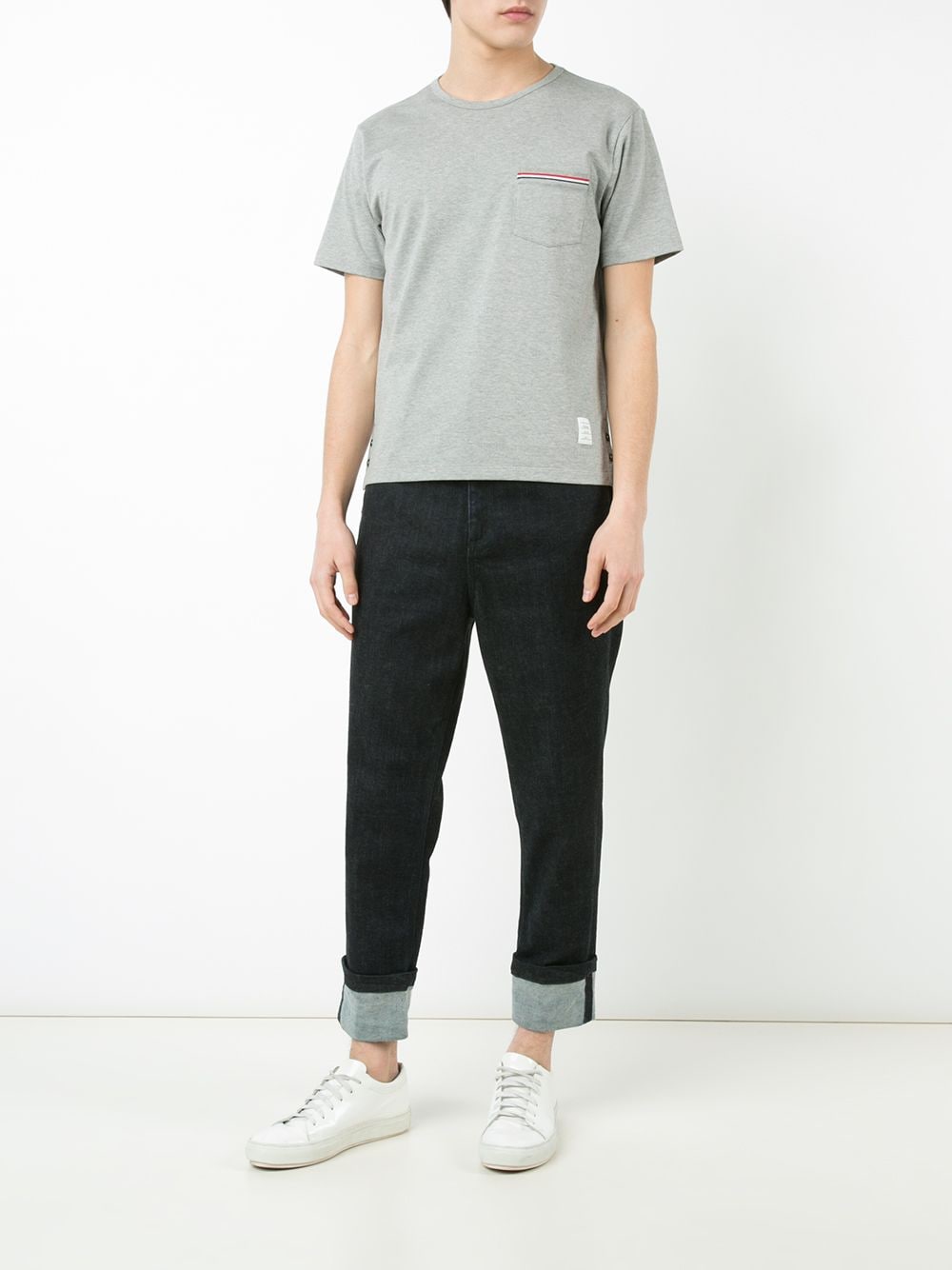 Thom Browne T-shirts and Polos Grey - VivaceVenus