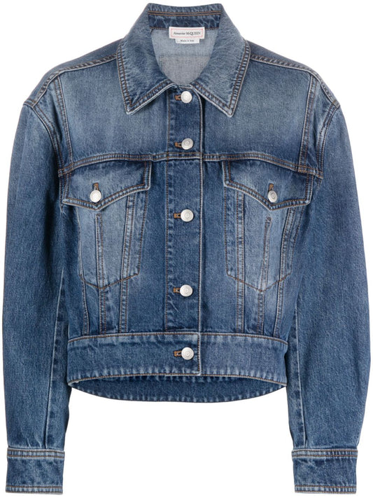 Alexander McQueen Coats Denim - VivaceVenus