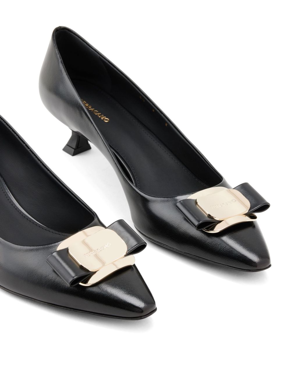 Ferragamo With Heel Black - VivaceVenus