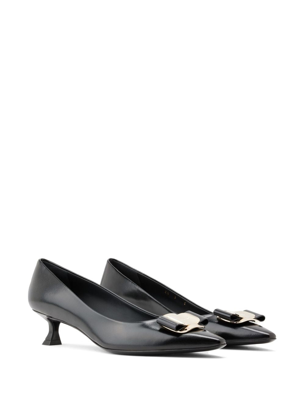 Ferragamo With Heel Black - VivaceVenus