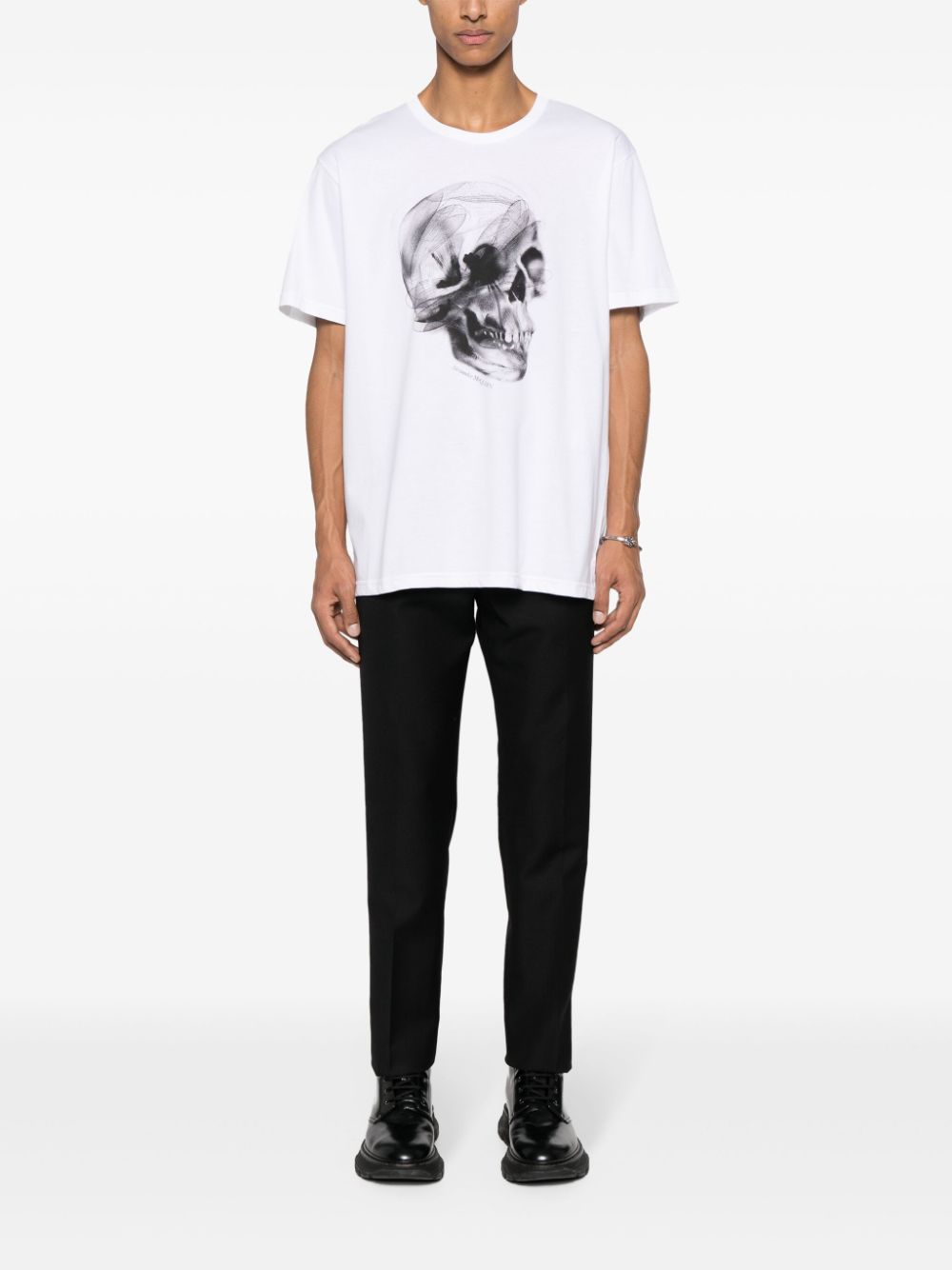 Alexander McQueen T-shirts and Polos White - VivaceVenus