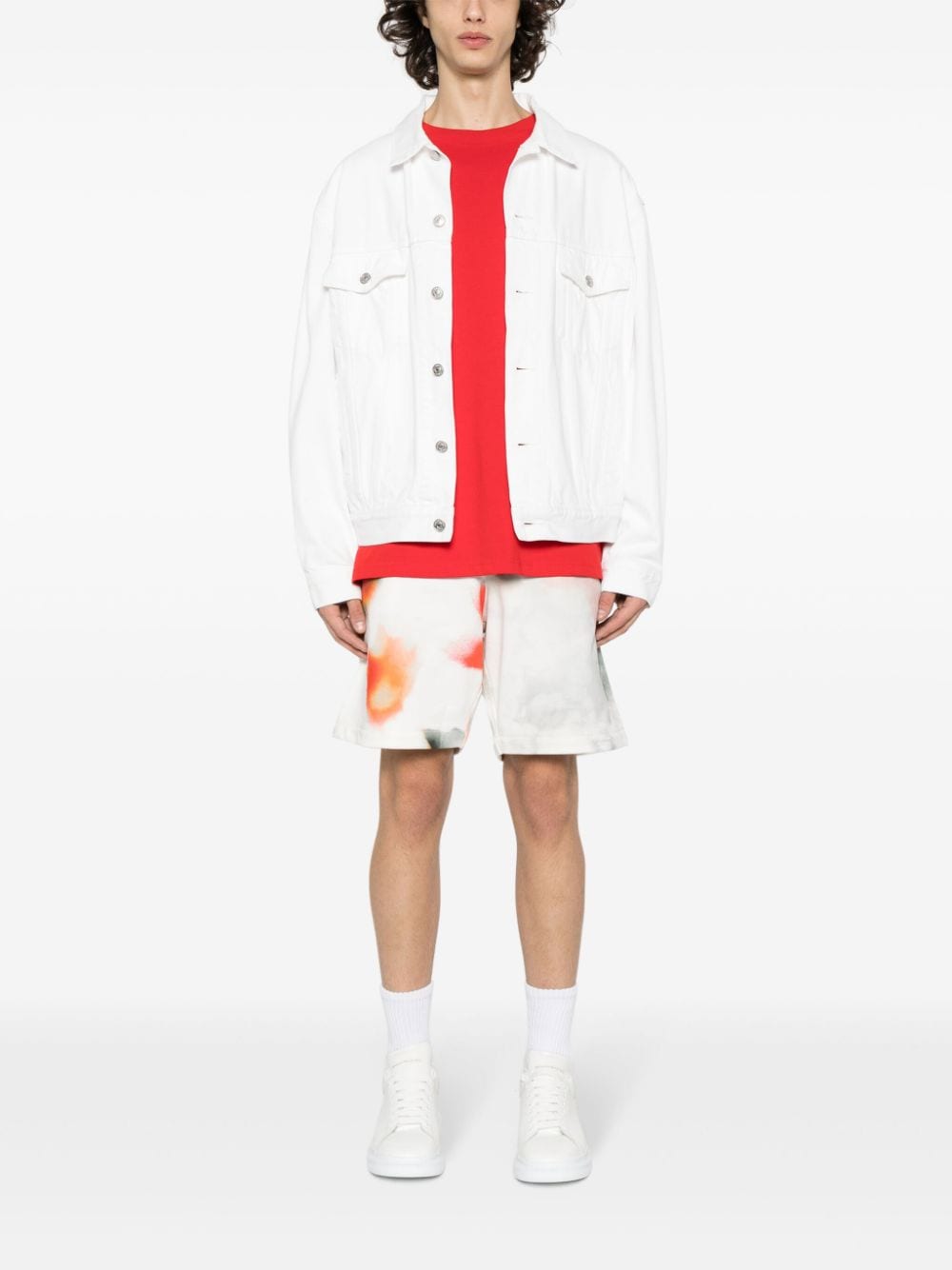 Alexander McQueen Shorts White - VivaceVenus