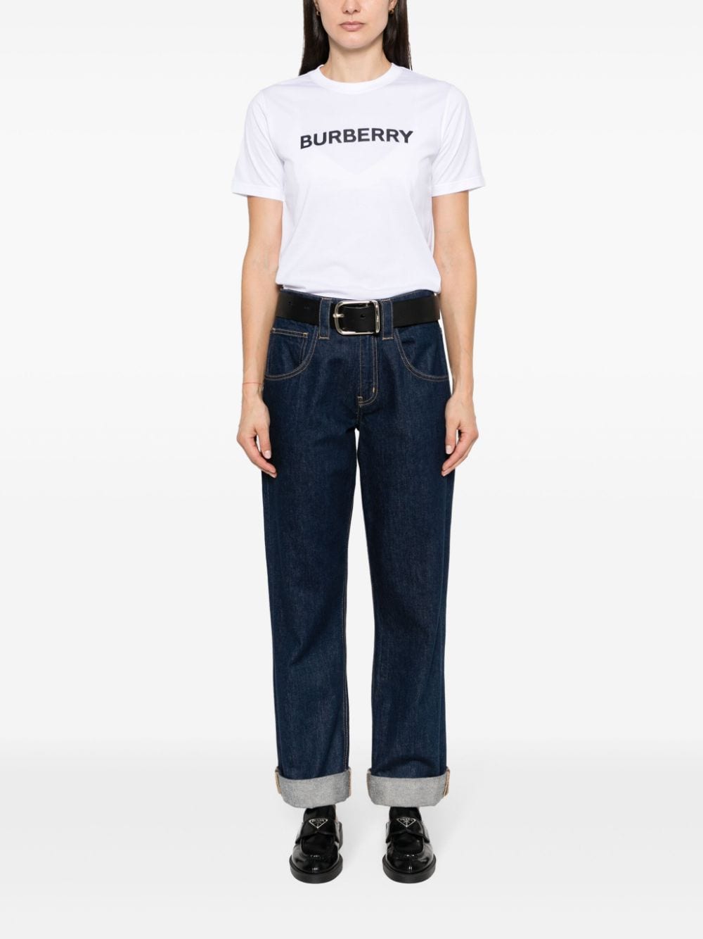 Burberry T-shirts and Polos White