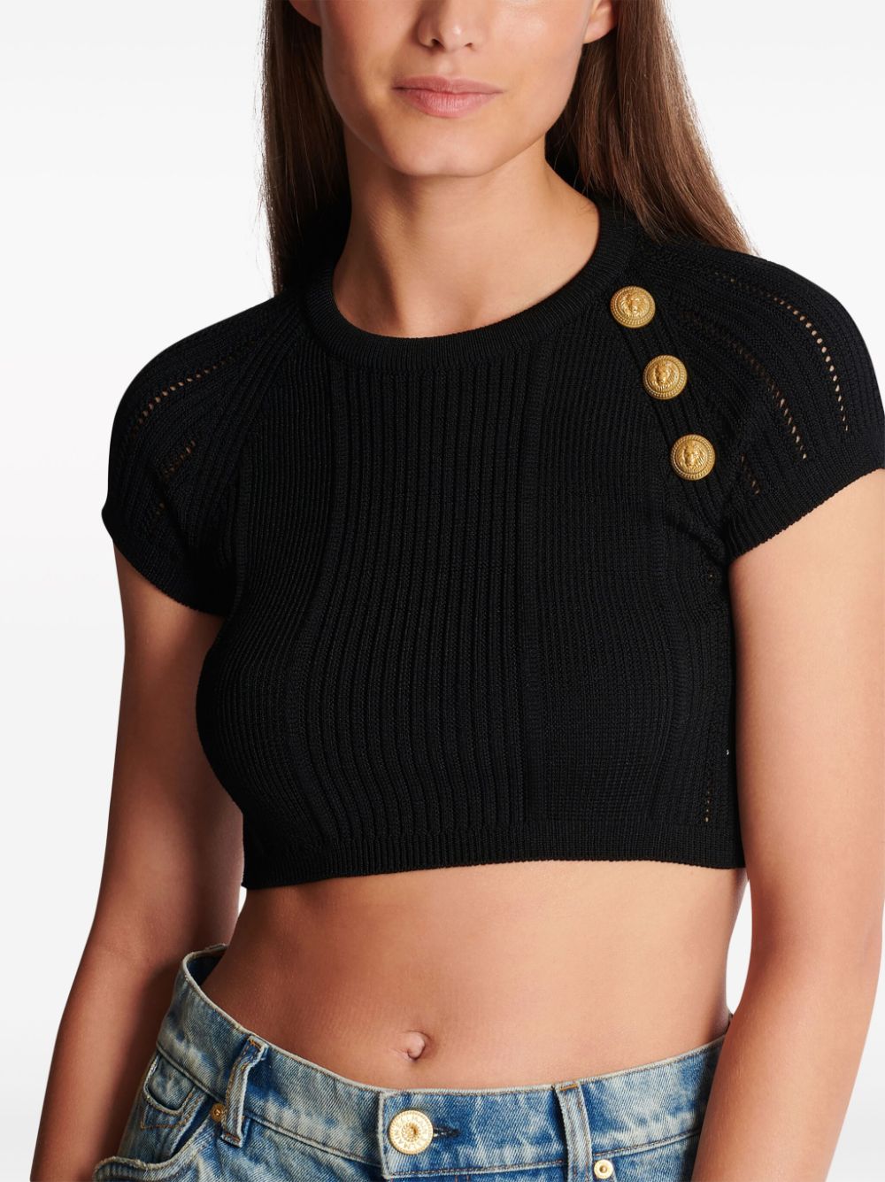 Balmain Top Black - VivaceVenus