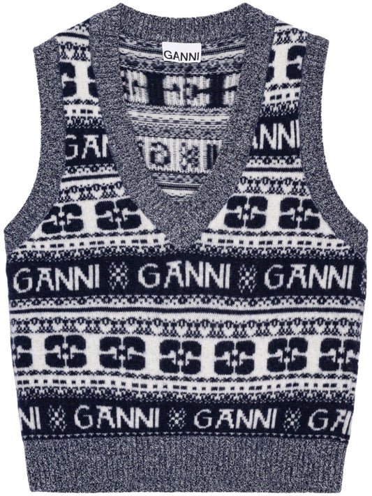 GANNI Sweaters Grey - VivaceVenus