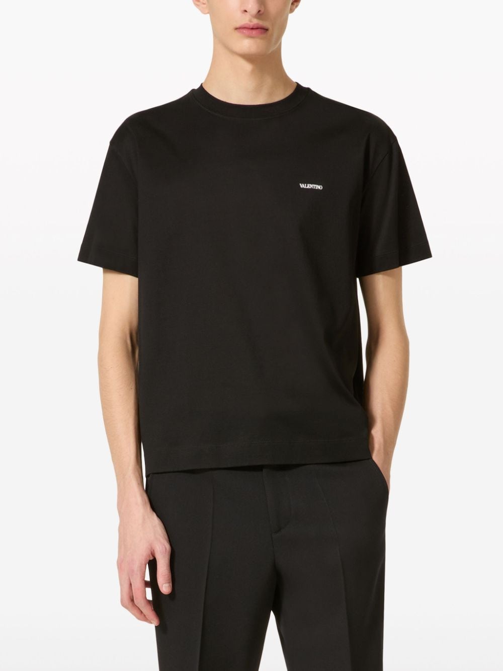 Valentino T-shirts and Polos Black - VivaceVenus