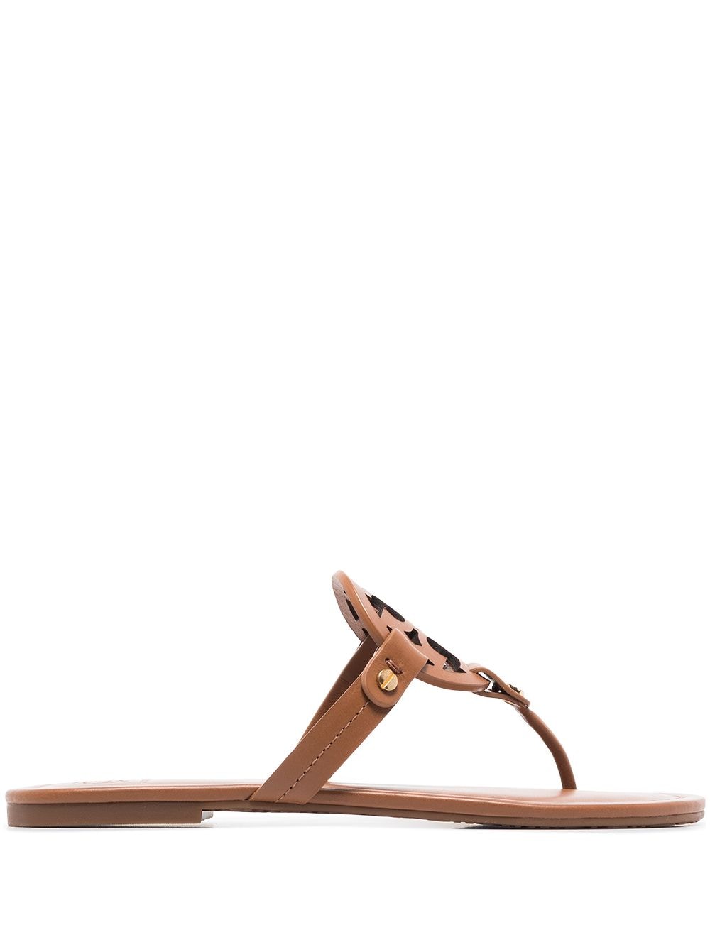 Tory Burch Sandals Leather Brown - VivaceVenus