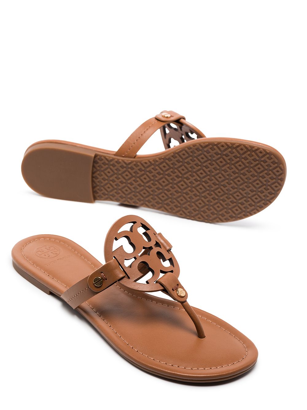 Tory Burch Sandals Leather Brown - VivaceVenus