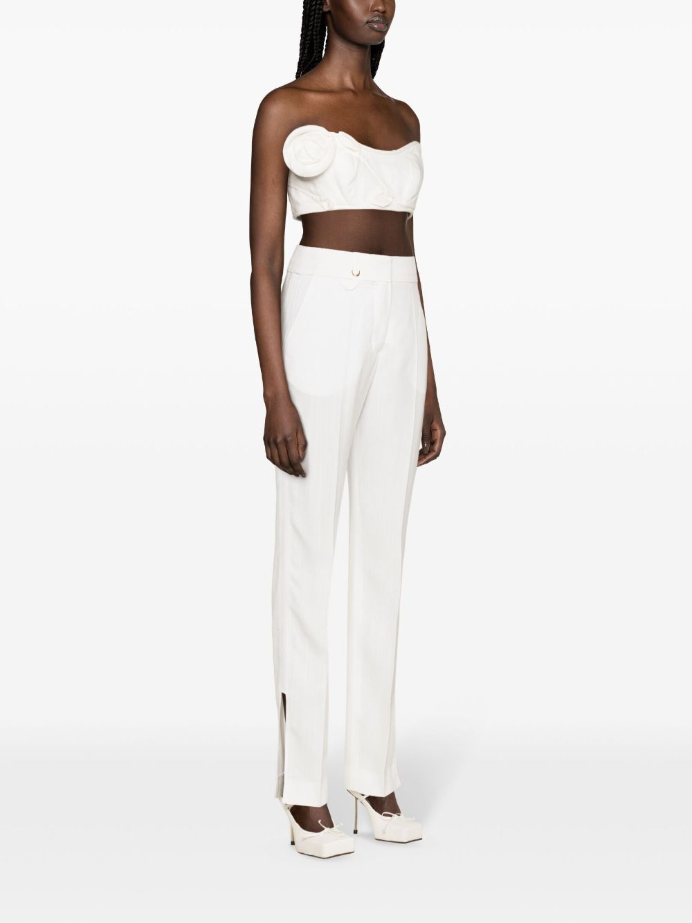 JACQUEMUS Trousers White - VivaceVenus