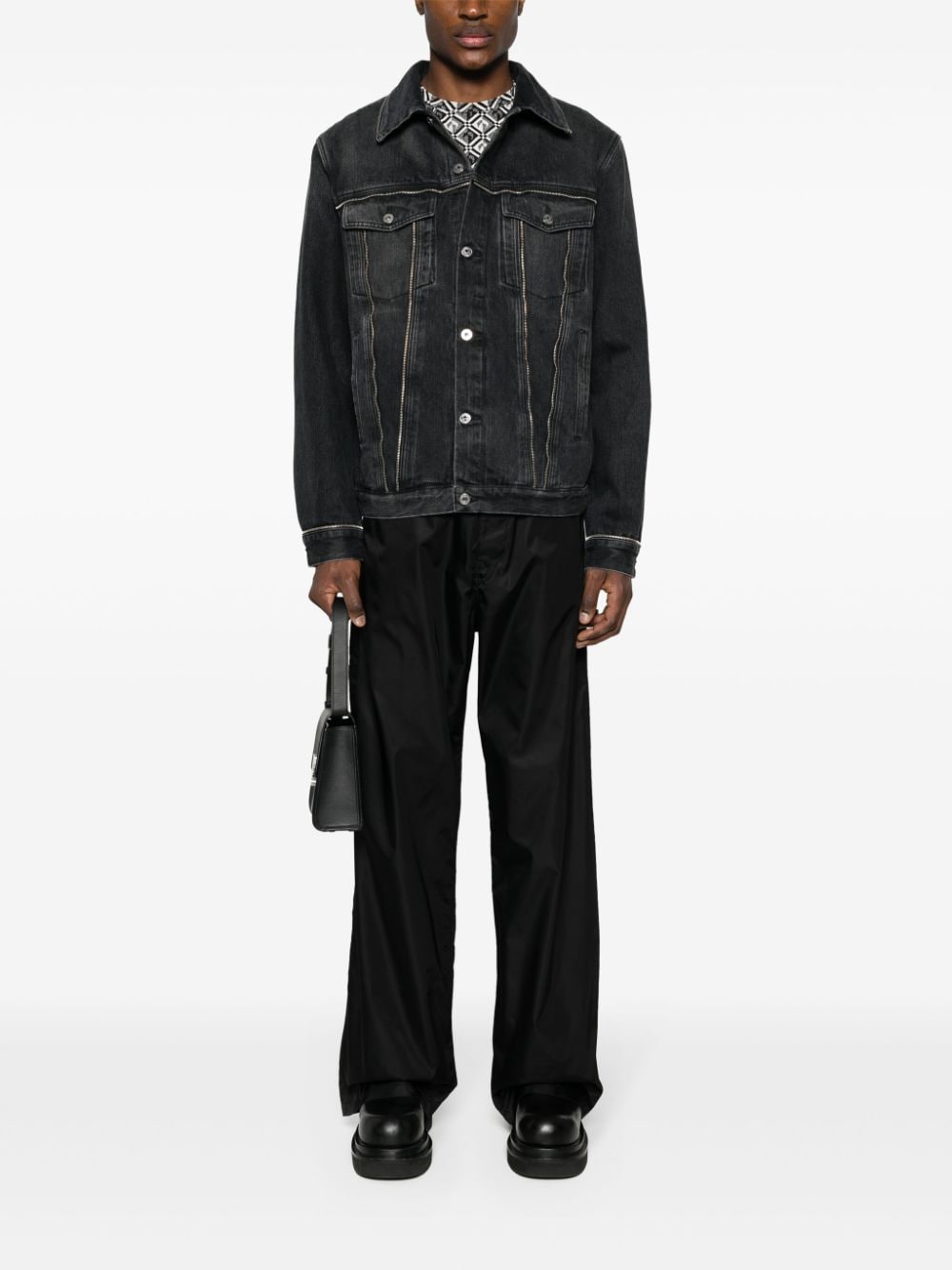 Off White Trousers Black - VivaceVenus