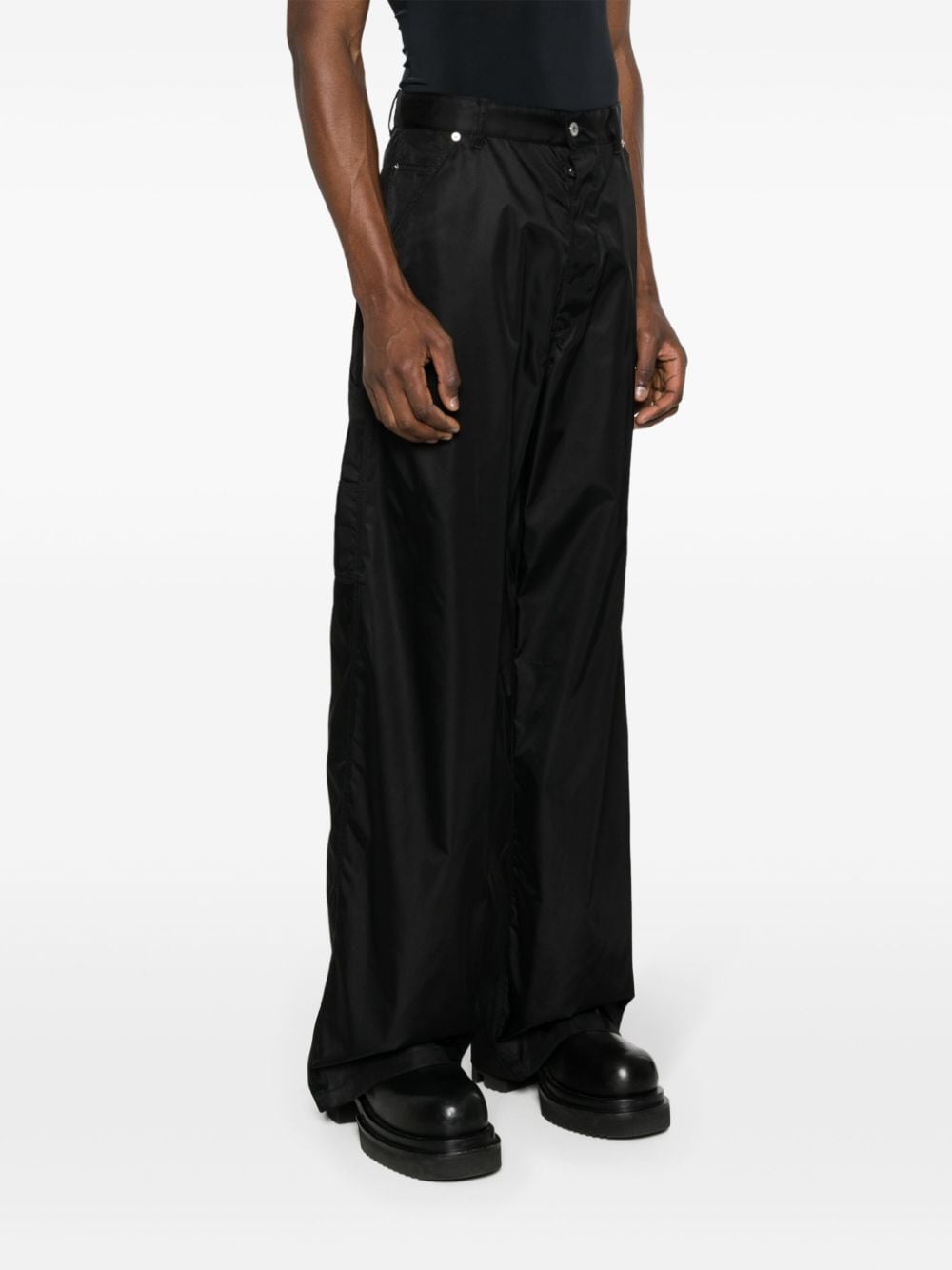 Off White Trousers Black - VivaceVenus