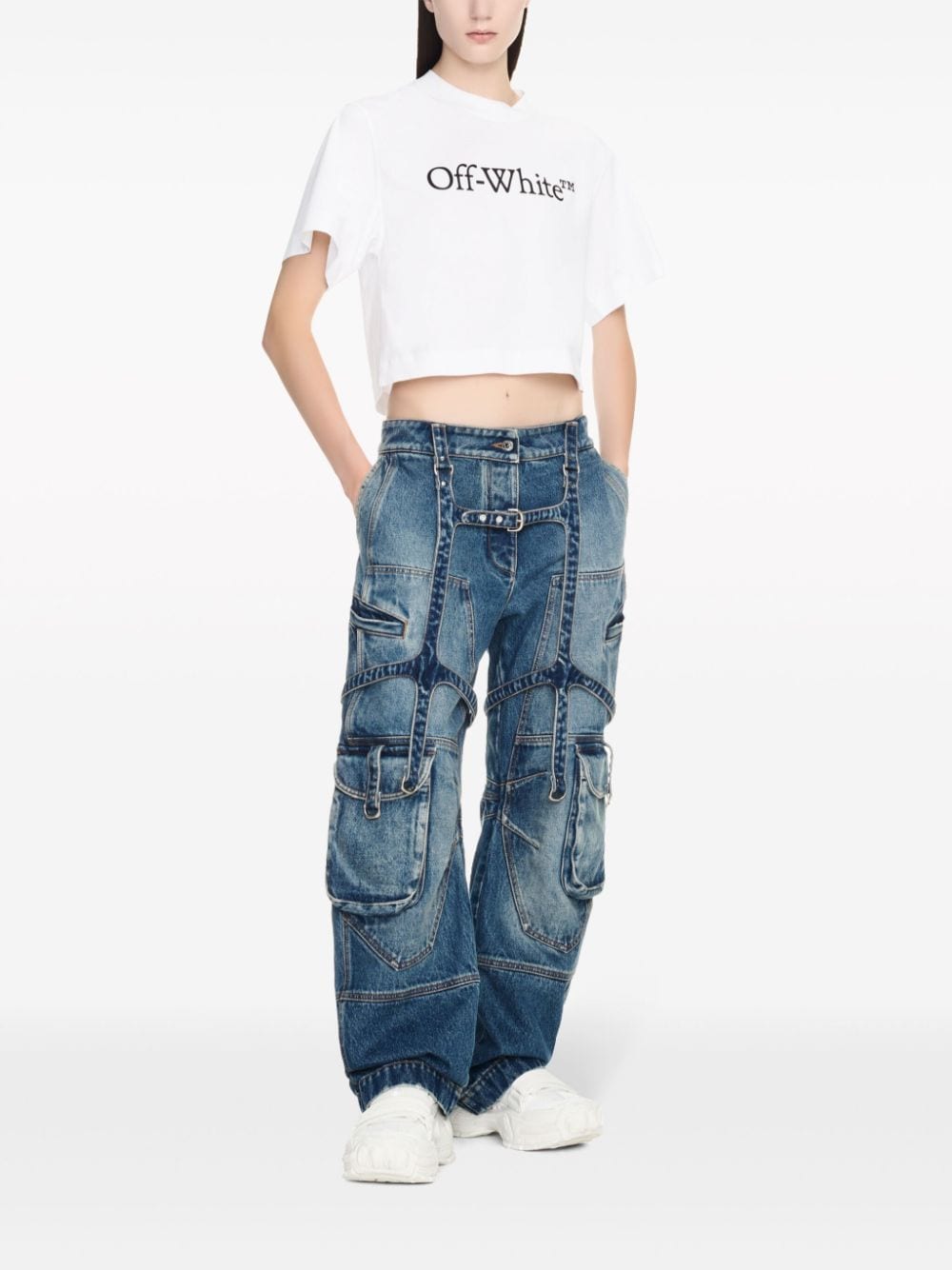 Off White Jeans Blue - VivaceVenus