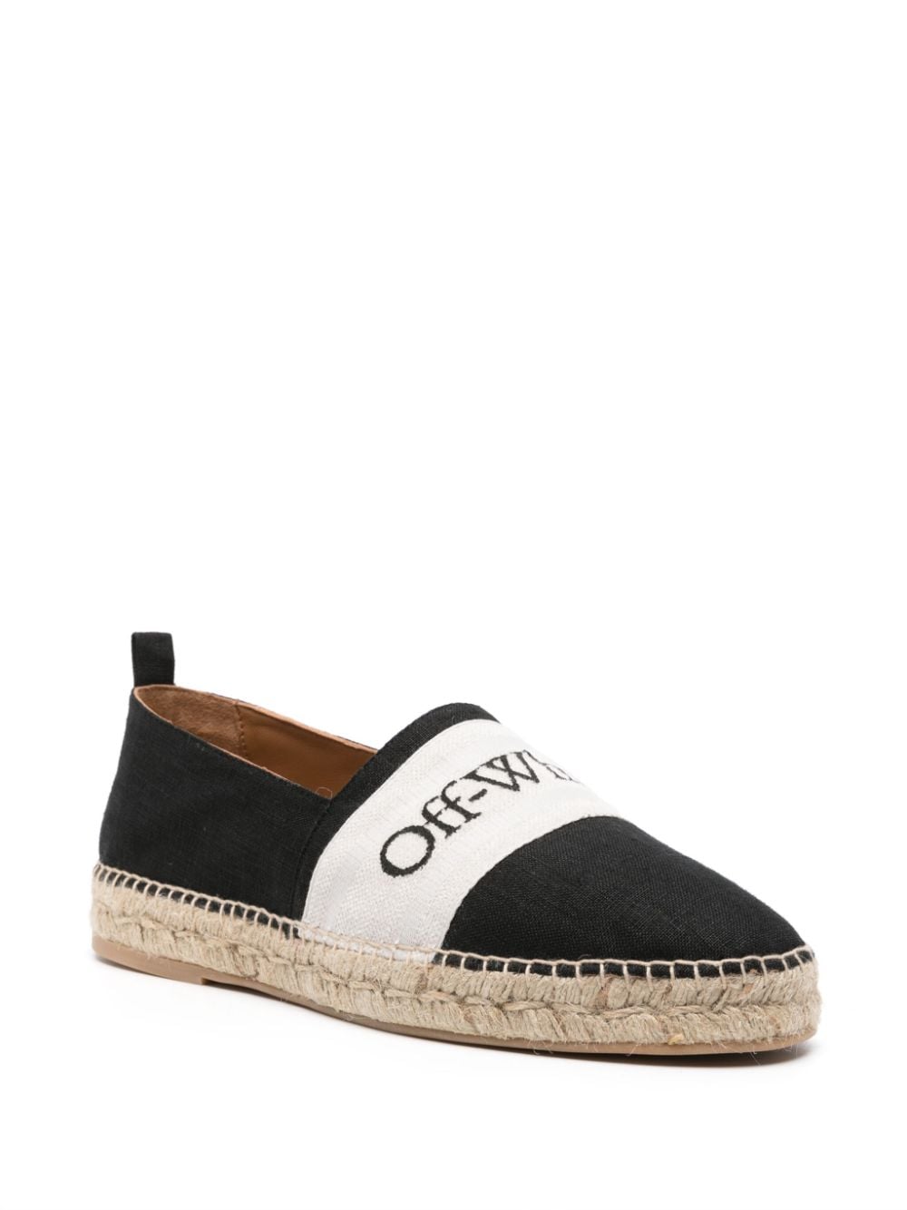 Off White Flat shoes Black - VivaceVenus