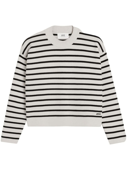 Ami Paris Sweaters White - VivaceVenus