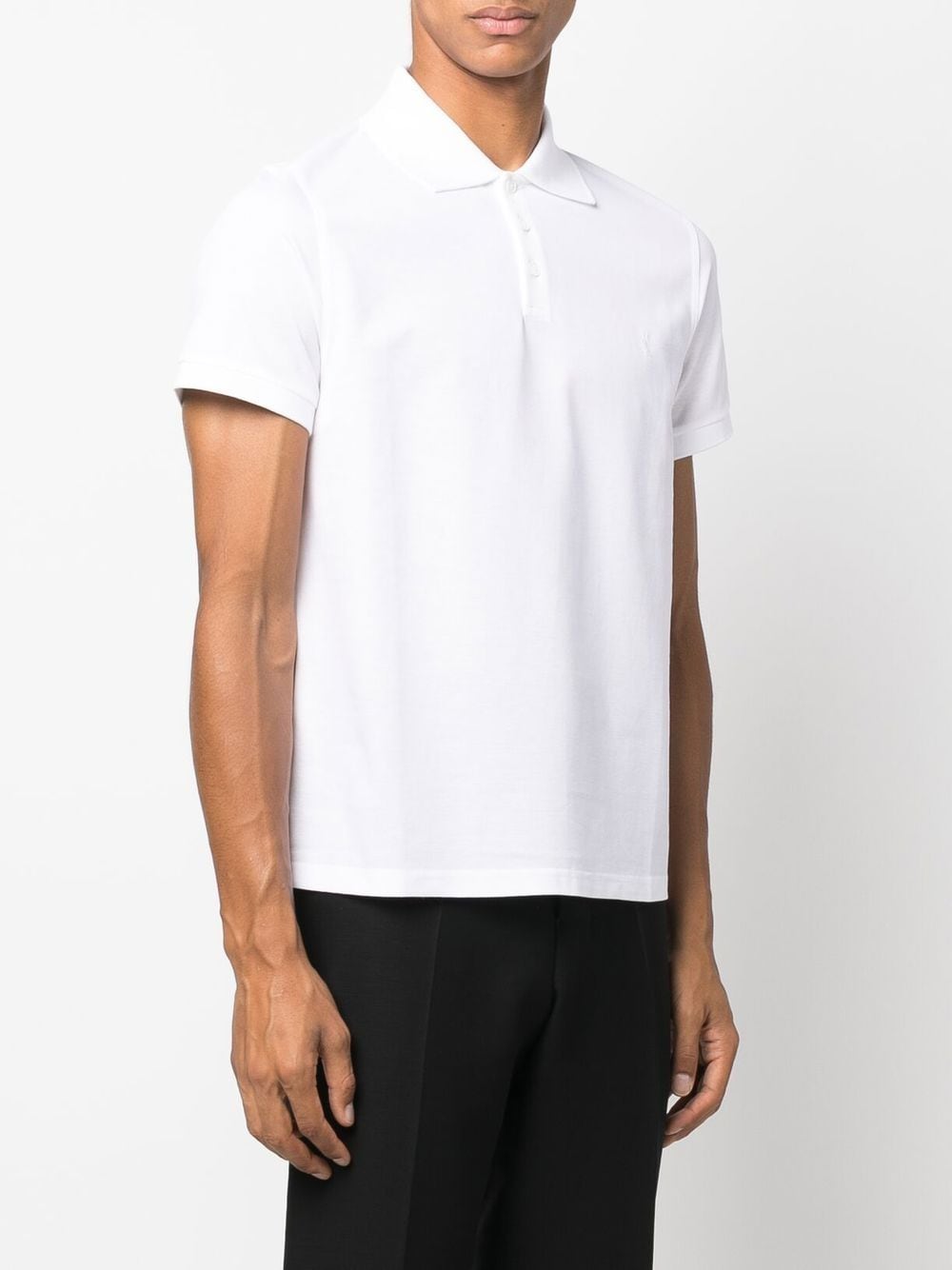 Saint Laurent  T-shirts and Polos White - VivaceVenus