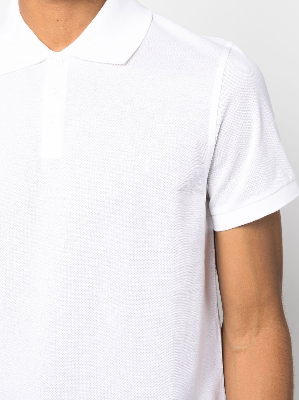 Saint Laurent  T-shirts and Polos White - VivaceVenus