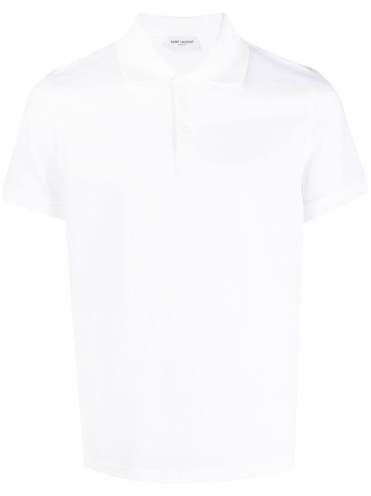 Saint Laurent  T-shirts and Polos White - VivaceVenus