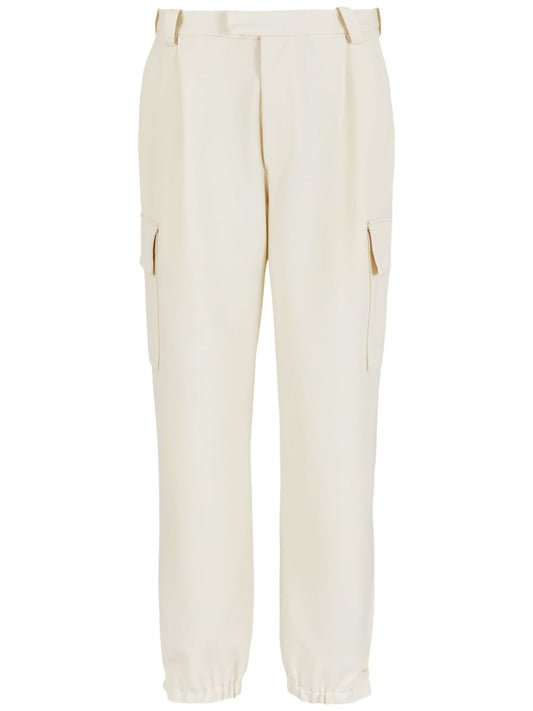 Emporio Armani E.ARMANI EXCLUSIVE PRE Trousers White - VivaceVenus