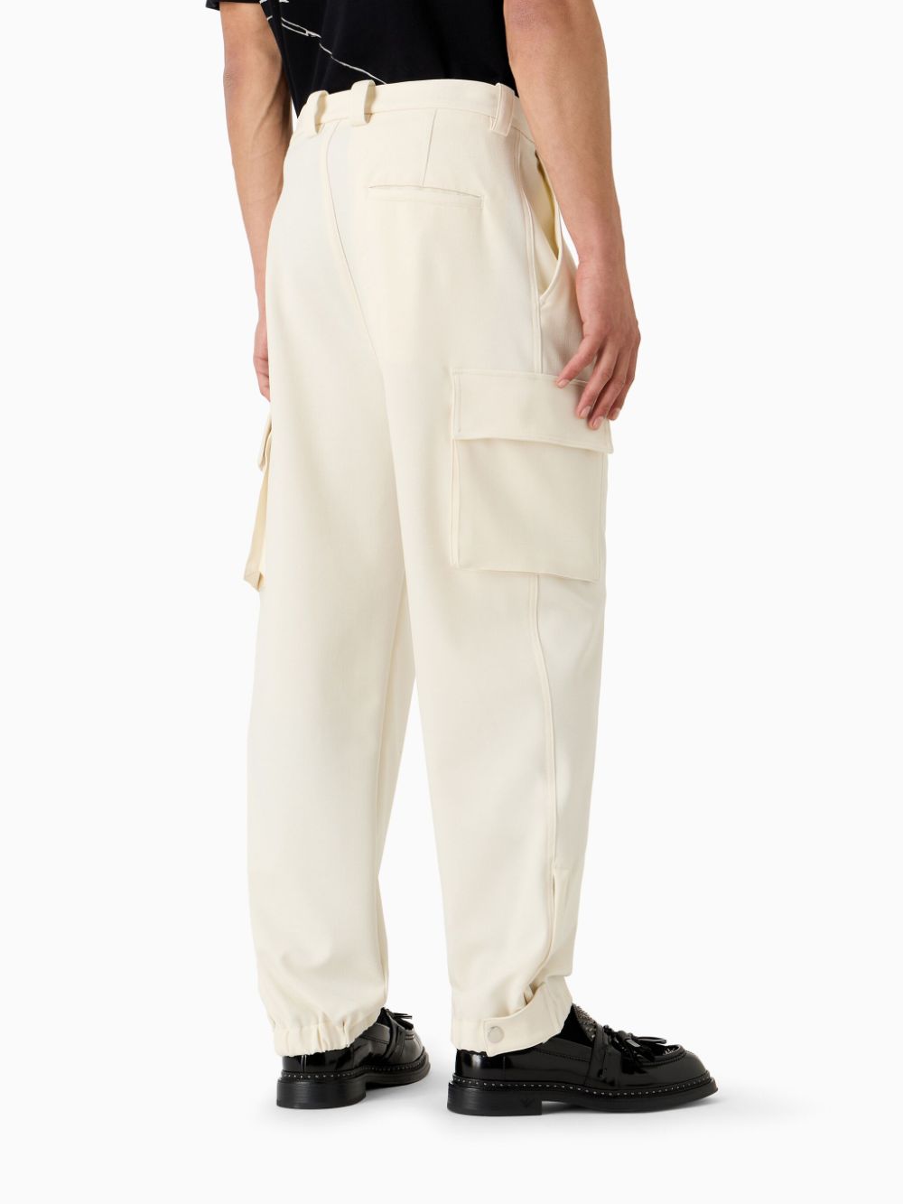 Emporio Armani E.ARMANI EXCLUSIVE PRE Trousers White - VivaceVenus