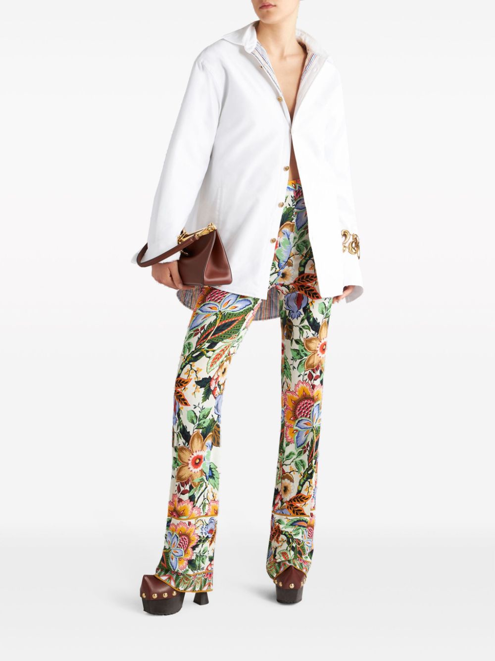 Etro Trousers White - VivaceVenus