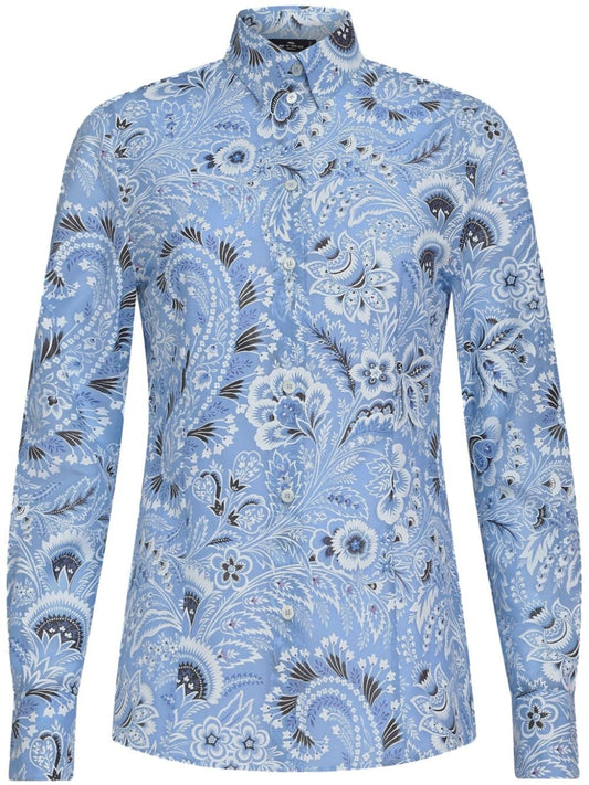 Etro Shirts Clear Blue - VivaceVenus